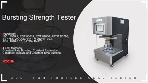 hydraulic bursting strength tester|bursting strength tester manual.